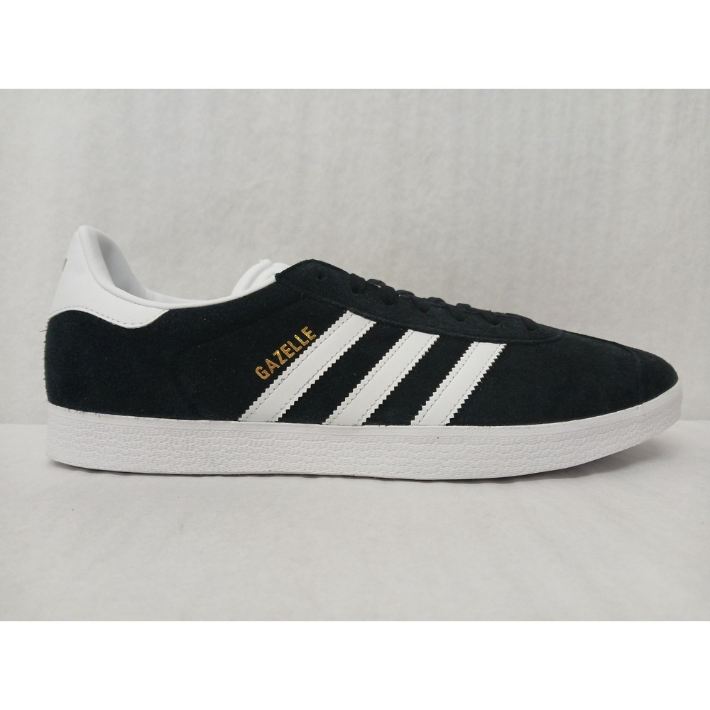 Adidas Originals Men's Gazelle‎ Casual Shoes BB5476 Black White Sz 13 - Picture 2 of 10